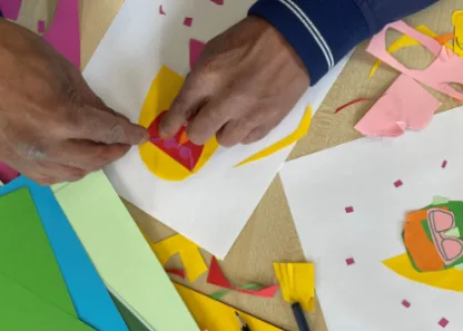 Creating a piece of artwork